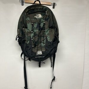 The North Face Green and Black Backpack